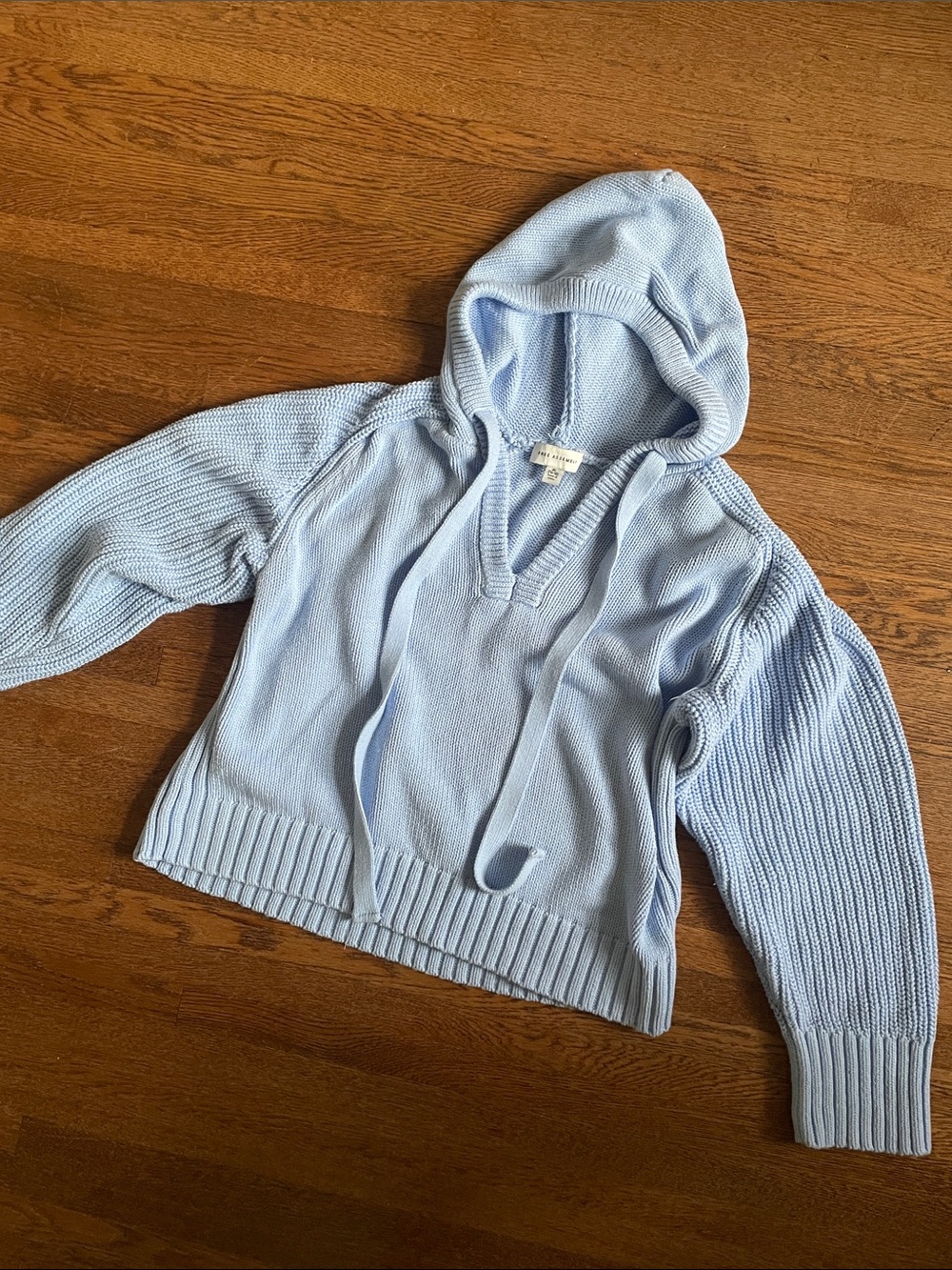 Baby Blue Hoodie Sweater